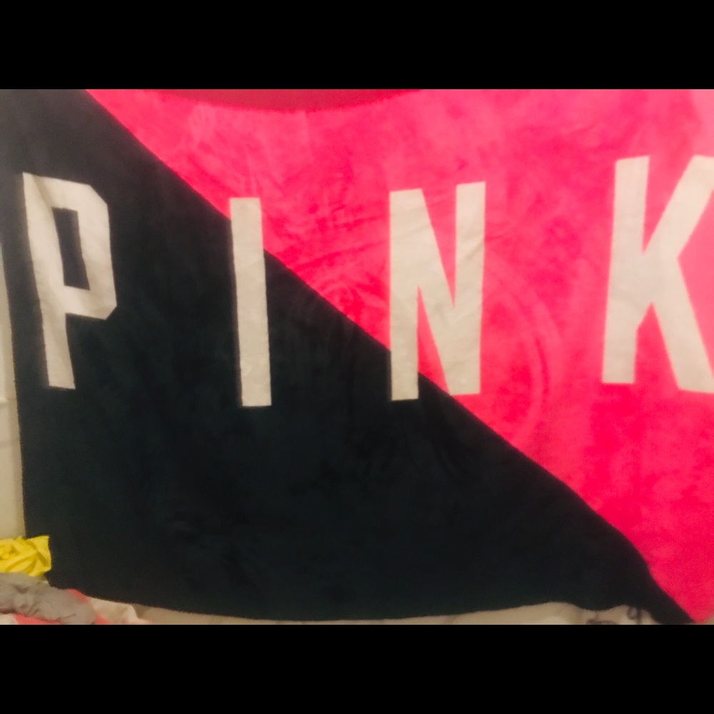 Pink Sherpa blanket